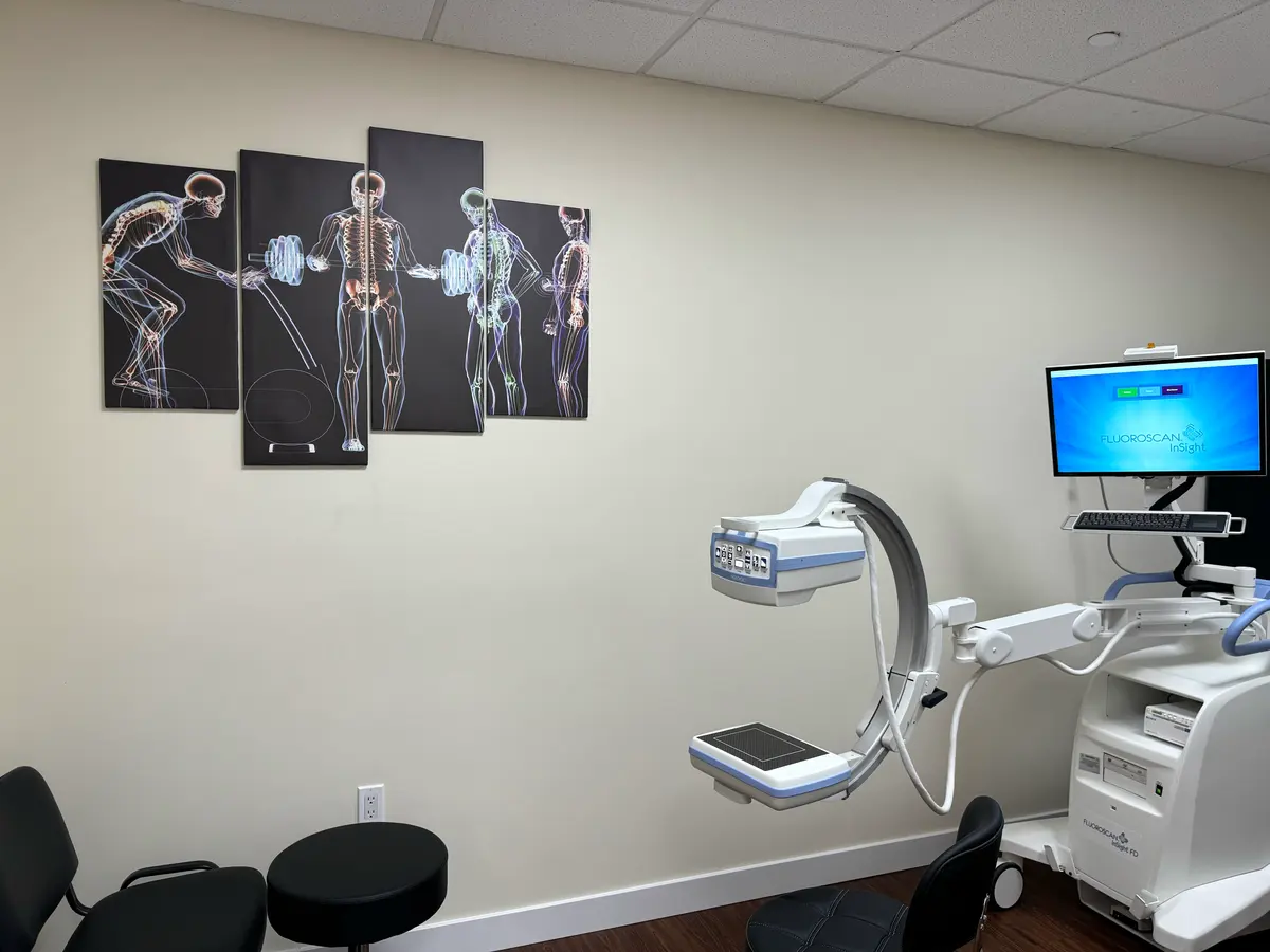 On-site X-ray room